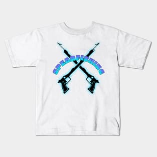 Spearfishing t-shirt designs Kids T-Shirt